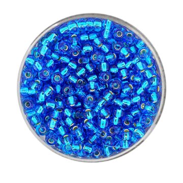Rocailles safir silbereinzug 3,5 mm