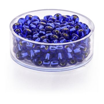 Rocailles safir silbereinzug 4,5 mm