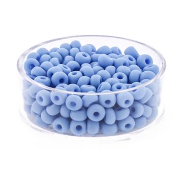 Rocailles hellblau matt 4,5 mm