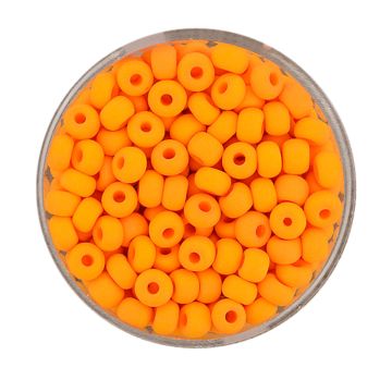 Rocailles orange matt 4,5 mm