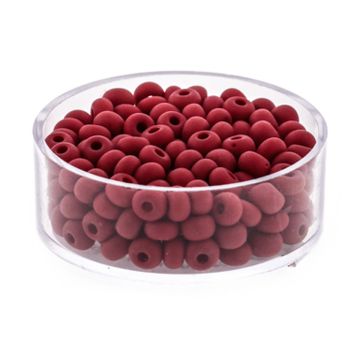 Rocailles rot matt 4,5 mm