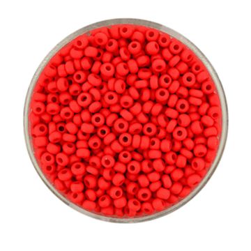 Rocailles rot matt 2,6 mm