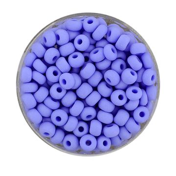 Rocailles blau matt 4,5 mm