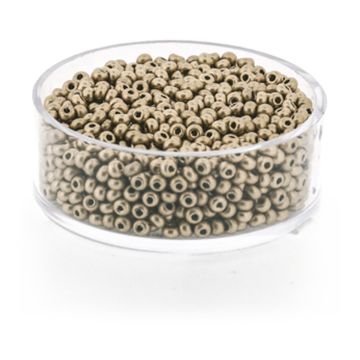 Rocailles goldfb. matt metallic 2,6 mm