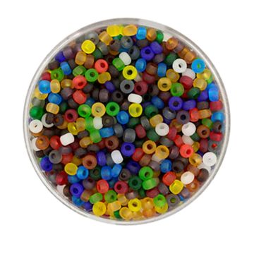 Rocailles Mix transparent matt 2,6 mm