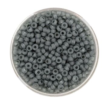 Rocailles grau transparent matt 2,6 mm