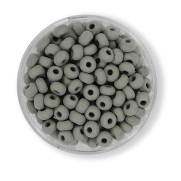 Rocailles grau matt 4,5 mm