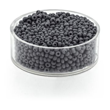 Rocailles grau matt 2,6 mm