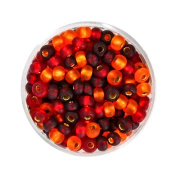 Rocailles rot ton silbereinzug 4,5 mm 9573-05244 4016490801375  