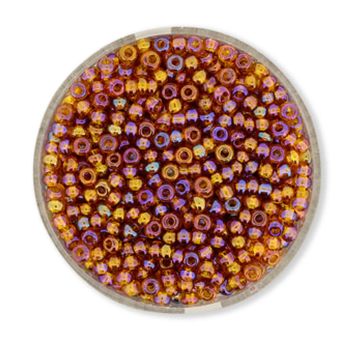 Rocailles Rainbow topas 2,6 mm