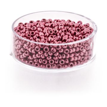 Metallicrocailles rosa 2,6 mm