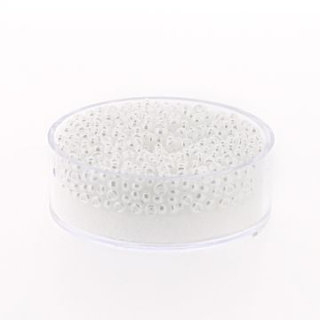 Japanische Miyuki Rocailles pearl white 2,2 mm 12 gr