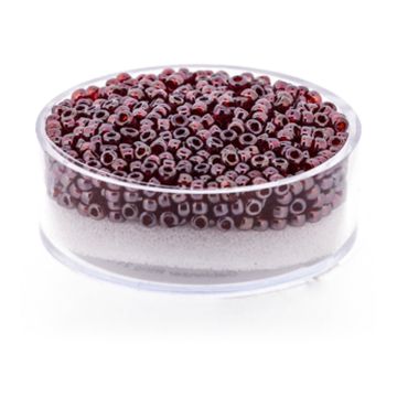 Jap. Miyukirocailles transp.ruby rainbow 2,2 mm 12 gr