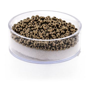 Japanische Miyuki Rocailles metallic nut 2,2 mm 5 gr