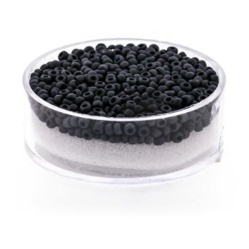 Jap. Miyukirocailles matt hematite 2,2 mm 10 gr