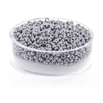 Japanische Miyuki Rocailles pearl grey 2,2 mm 12 gr