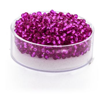 Jap. Miyukirocailles fuchsia silverlined 2,2 mm 12 gr