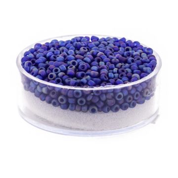 Jap. Miyukirocailles rainbow blue 2,2 mm 12 gr