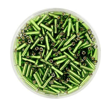 Jap. Miyukistifte silverlined light green 6 mm 10 gr