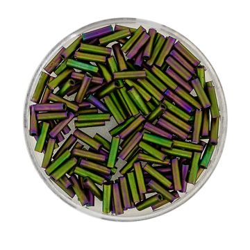 Jap. Miyukistifte metallic matt green-brown 6 mm 4 gr