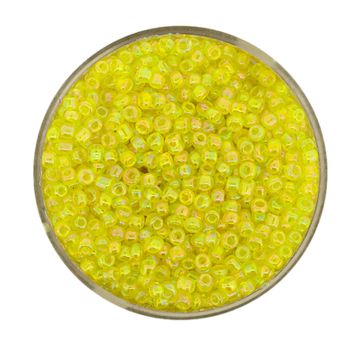 Rocailles gelb AB 2,6 mm 17 gr