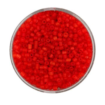 Rocailles hellrot matt 2,6 mm 17 gr
