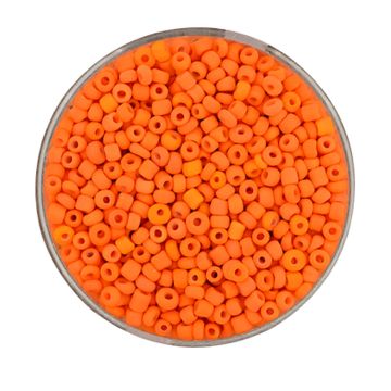 Rocailles orange satt 2,6 mm 17 gr