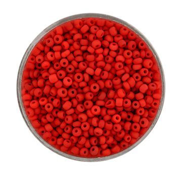 Rocailles rot matt 2,6 mm 17 gr