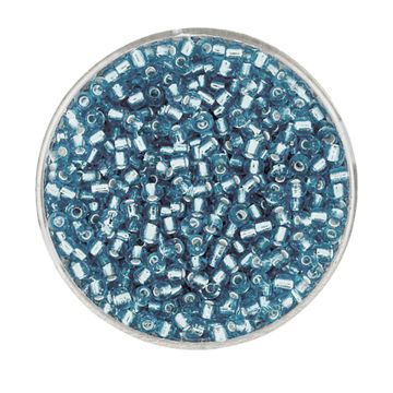 Rocailles safir silbereinzug 2,6 mm 17 gr