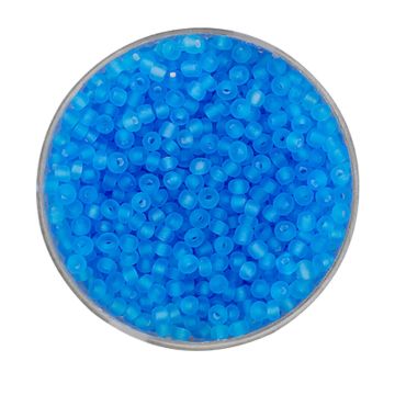 Rocailles aqua matt 2,6 mm 17 gr