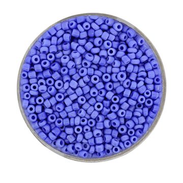 Rocailles dunkelblau glänzend 2,6 mm 17 gr