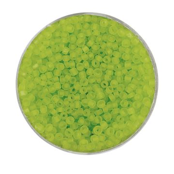 Rocailles kiwi matt 2,6 mm 17 gr