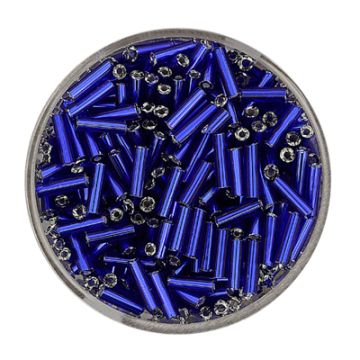 Glasstifte blau silbereinzug 6 mm 17 gr