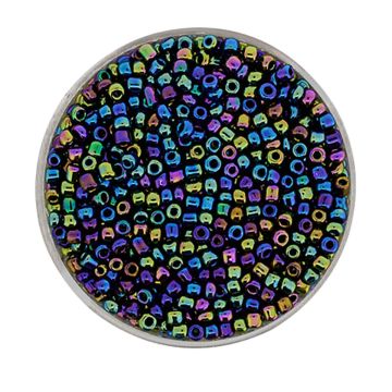 Rocailles dunkelblau AB 2,6 mm 17 gr