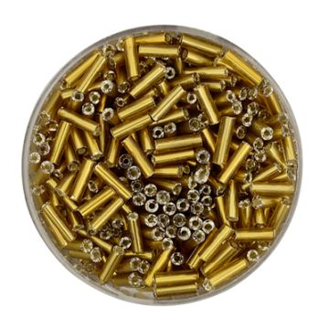 Glasstifte goldfarben 6 mm 17 gr