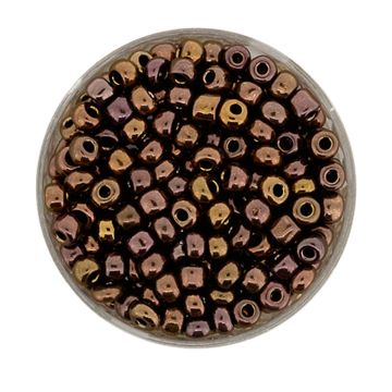 Rocailles bronze 4,5 mm 17 gr