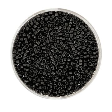 Hochw. jap. Delica Beads black 2 mm