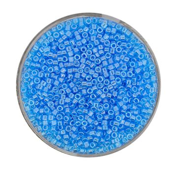 Hochw. jap. Delica Beads light blue luster 2 mm 9 gr