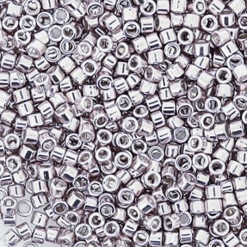 Hochw. jap. Delica Beads metallic mauve 2 mm 50 gr