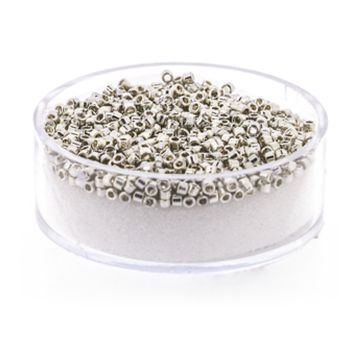 Hochw. jap. Delica Beads silver 2 mm 4 gr