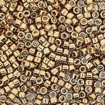 Hochw. jap. Delica Beads goldfb. 2 mm 50 gr