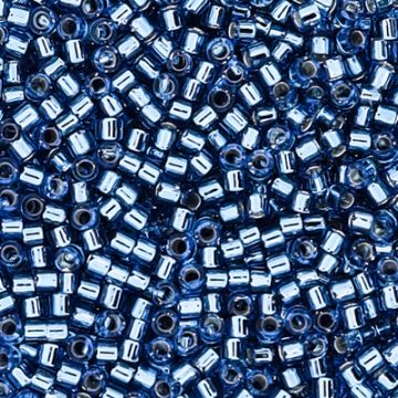 Hochw. jap. Delica Beads indicolite silverlined 2 mm 50 gr