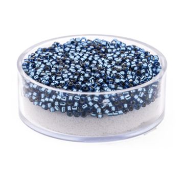 Delica Beads japanische Rocailles indicolite silverlined 2 mm 9 gr