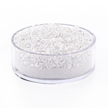Hochw. jap. Delica Beads pearl white 2,2 mm