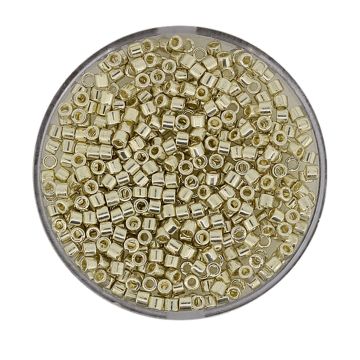 Hochw. jap. Delica Beads silver 2,2 mm