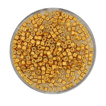 Delica Beads japanische Rocailles yellow gold 2,2 mm 4 gr