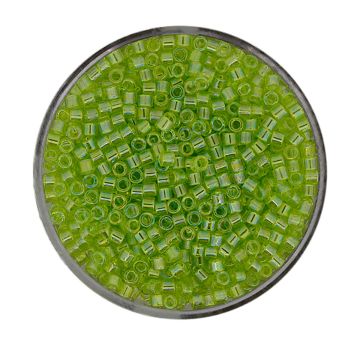 Delica Beads japanische Rocailles kiwi AB 2,2 mm 10 gr
