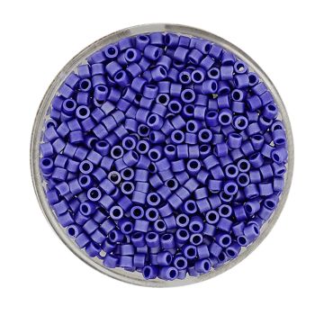 Delica Beads japanische Rocailles opal cobalt luster 2,2 mm 7 gr