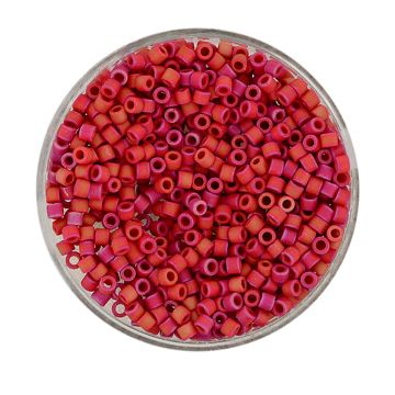 Delica Beads japanische Rocailles opal red luster 2,2 mm 7 gr