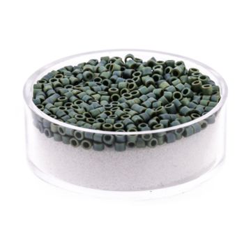Delica Beads japanische Rocailles green luster matt 2,2 mm 4 gr